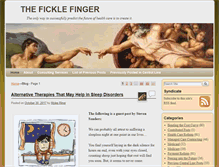 Tablet Screenshot of ficklefinger.net